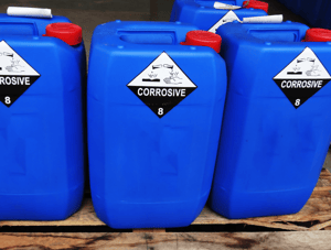 blue solvent containers square