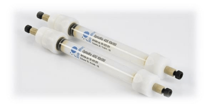 OptioBio 40S 10x100 and OptioBio 40Q 10x100 prepacked columns